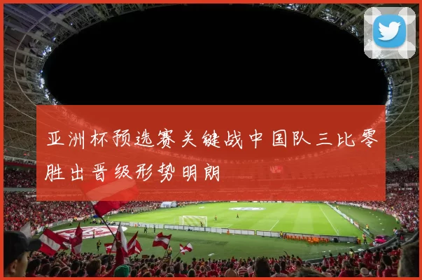 亚洲杯预选赛关键战中国队三比零胜出晋级形势明朗